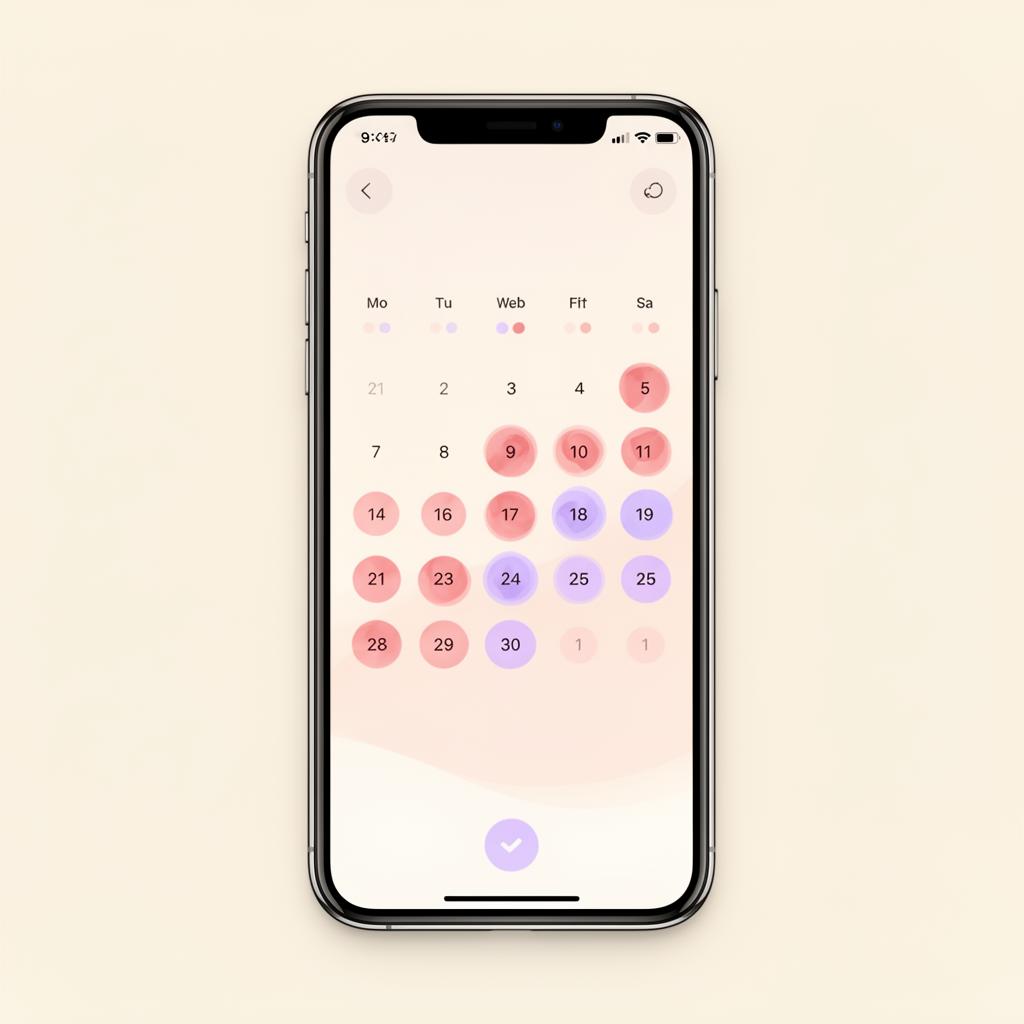 Calendar screen